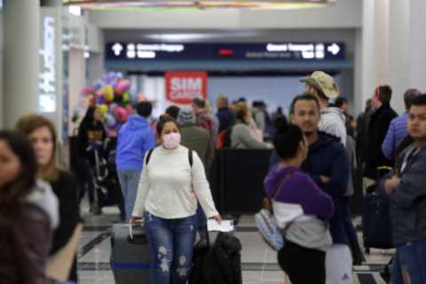 The U.S. allows vaccinated international travelers in and bars unvaccinated travelers from abroad.