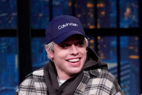 Pete Davidson breaks his silence on romance with Kim Kardashian in Seth Meyers interview after..