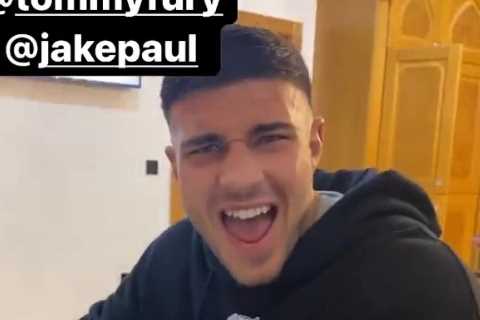 Tyson Fury shares vid of brother Tommy eating huge meal in camp as he warns ‘dosser’ Jake Paul..