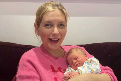Countdown’s Rachel Riley shares new pic of baby daughter after giving birth and jokes she’s got a..