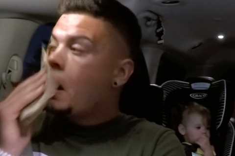 Teen Mom’s Tyler Baltierra breaks down in tears after reunion with daughter Carly, 12, as goodbyes..
