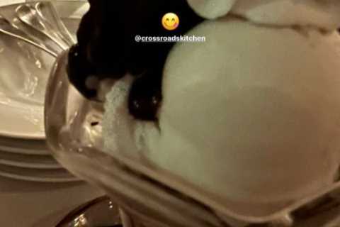 Kourtney Kardashian indulges in ice cream sundae after fans SLAM her for ‘tone deaf’ posts amid..