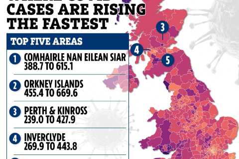 The 53 places where Covid cases are still rising – is yours on the list?