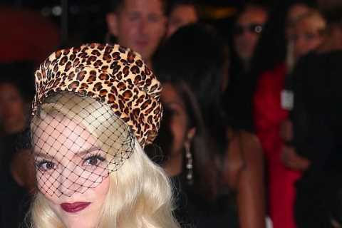 Anya Taylor-Joy stuns in a purple blazer and leopard hat at CFDA fashion awards