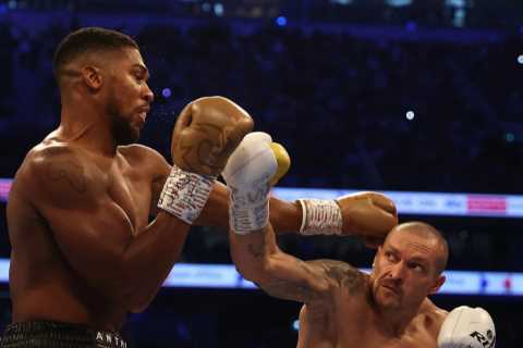 Anthony Joshua rematch talks with Oleksandr Usyk begin with three fight location options opening..