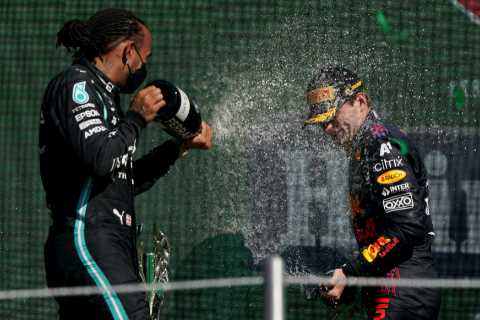 Max Verstappen loving F1 world title fight against Lewis Hamilton because Red Bull star fears it..