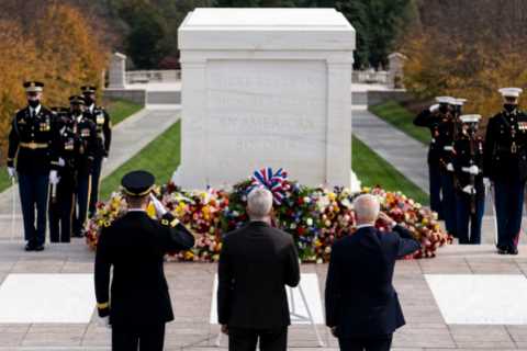 Biden Marks First Veterans Day in Two Decades Without a War Underway