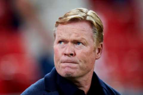 Ronald Koeman lined up for return to management with Rangers to replace Steven Gerrard after..