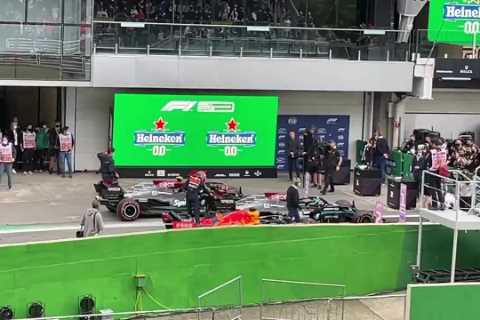 F1 star Max Verstappen fined £43k for touching Lewis Hamilton’s rear wing during qualifying for..