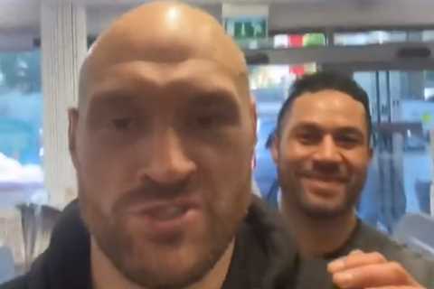 Tyson Fury jokes he’s ‘coming for other trainers’ fighters’ as he continues to coach brother Tommy..