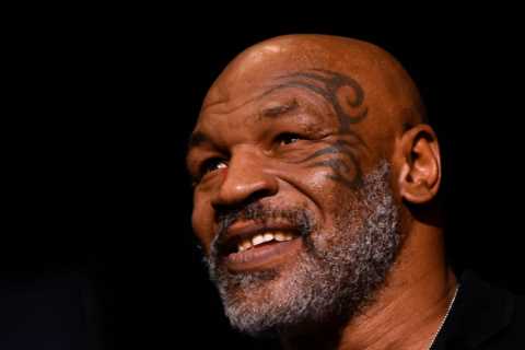 Mike Tyson shows off ferocious power in training video as mouthwatering boxing fight against Logan..