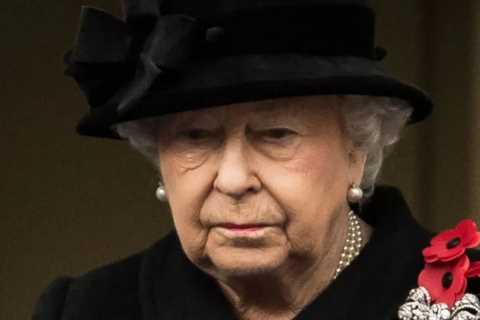Queen sprains her back and pulls out of Remembrance Sunday service at the Cenotaph as she tells of..