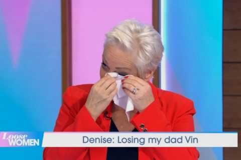 Loose Women’s Denise Welch breaks down in tears as she recalls moment she lost beloved dad Vin