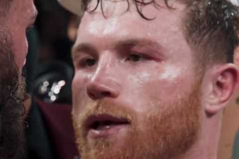 ‘You are my family’ – Watch never-before-seen footage of Canelo Alvarez’s post-fight exchange with..