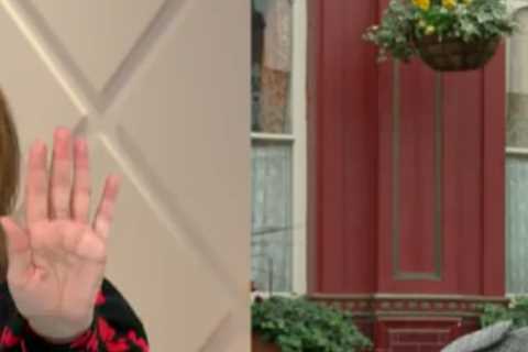 Panic-stricken Lorraine forced to deny that she has Covid as coughing interrupts interview