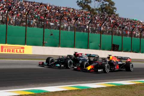 Fuming F1 fans claim Verstappen ‘can’t accept being overtaken’ after nail-biting swerve to block..