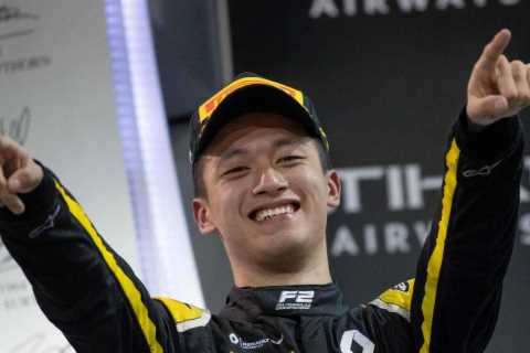 ‘Dream come true’ – Guanyu Zhou becomes first Chinese F1 driver after signing for Alfa Romeo to..