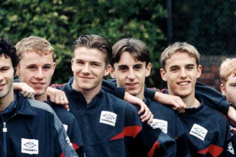 Man Utd’s Class of 92 kids, from Neville’s son at Inter Miami to Scholes’ netball-mad daughter and..