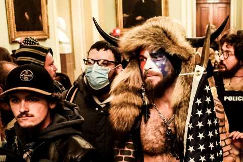Jan. 6 Defendant Known as QAnon Shaman Sentenced to 41 Months