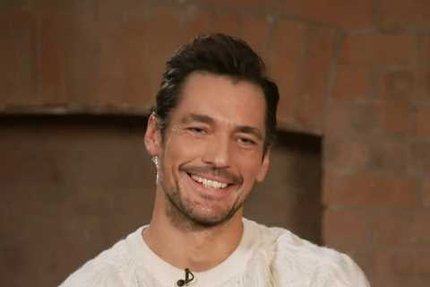 David Gandy reveals his newborn daughter’s adorable name as he smoulders on Loose Men