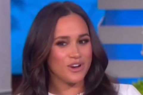 Lorraine Kelly slates Meghan Markle’s Ellen Show outfit saying ‘It looks like moths have been at it’