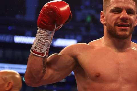 Boxer Florian Marku thinks his wife could give birth to baby boy DURING his fight on Wembley Arena..