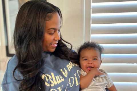 Teen Mom Cheyenne Floyd poses with son Ace, 5 months, as star shows off her post-baby body in new..