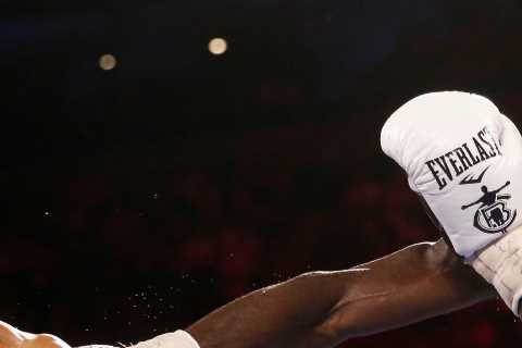 Watch Terence Crawford punch that made him first man to stop Shawn Porter before celebrating by..