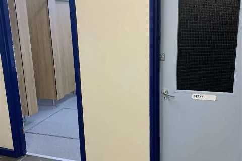 School slammed for removing girl’s toilet DOORS ‘due to Covid’ as pupils blast losing privacy