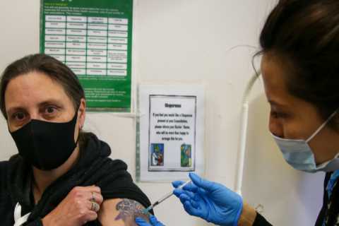UK Covid deaths down a third in a fortnight as 165 people die but cases rise by 30% after 42,484..
