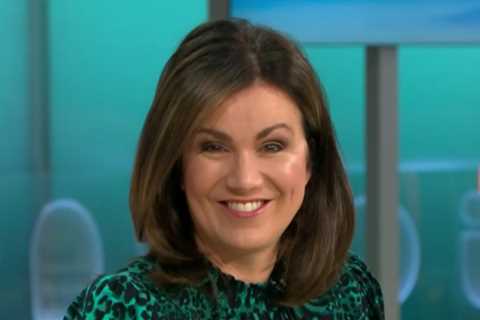 Susanna Reid swoons over a young Richard Madeley in tight flares as I’m A Celebrity star’s..
