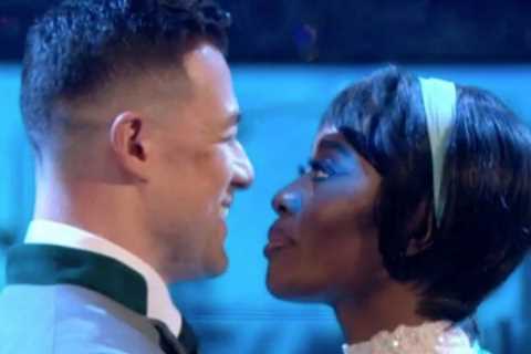 Strictly’s AJ Odudu ‘confirms romance’ with Kai Widdrington as she likes a tweet about them..