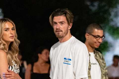 Jack Grealish and Sasha Attwood house-hunting in Cheshire after sparking engagement rumours with..