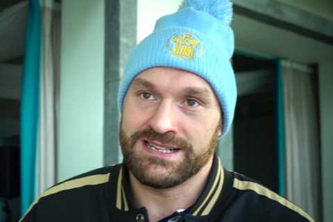 Tyson Fury jokes Tommy’s rival Jake Paul ‘better keep girlfriend Julia Rose on a LEASH because big..