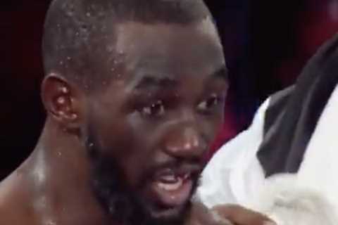 Watch moment Terence Crawford is told he is down on cards against Shawn Porter… sparking stunning..