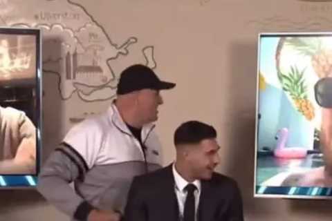 John Fury leaves Tyson with head in hands after vile outburst at Jake Paul ahead of his fight..