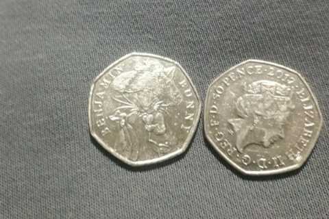 Benjamin bunny error 50p coin sells for £255 on eBay – how to spot one in your change