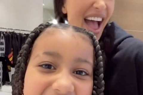 Kim Kardashian &amp; daughter North, 8, dance &amp; ride golf carts in playful TikTok videos after..