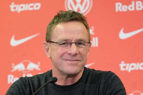 Man Utd interim manager Ralf Rangnick missed out on England job to Sam Allardyce just days after..