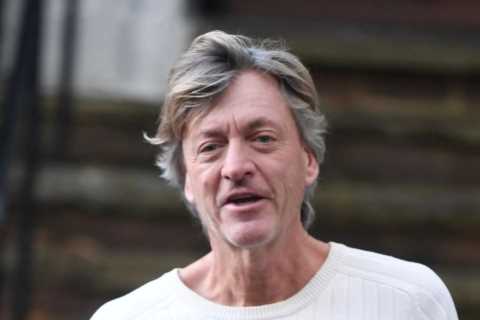 Richard Madeley is all smiles as he’s seen for the first time since hospital dash and I’m A Celeb..