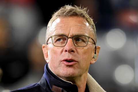 Ralf Rangnick ‘in England to finalise Man Utd move’ as Lokomotiv Moscow chief prepares for interim..