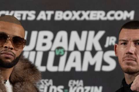 Chris Eubank Jr British middleweight fight with Liam Williams postponed to January 29 due to..