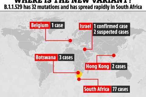 Fears Covid super-strain Omicron is already in UK as 1st case confirmed in Europe &amp; passengers..