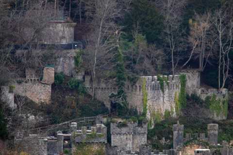 I’m A Celebrity stars evacuated after 100ft tree crashes into castle &amp; show may be off for days