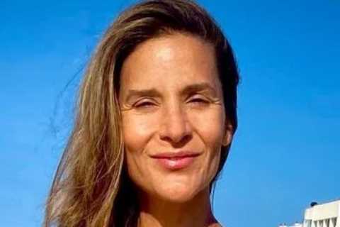 How Amanda Byram, 48, hid her baby bump from baggy clothes to clever Instagram tricks