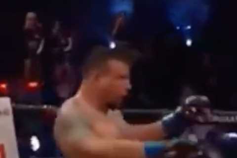 Pulev puts ex-UFC champ Mir out on his feet but ref FAILS to stop fight immediately leaving fans in ..