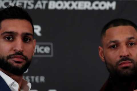 Sky Sports forced to apologise after Amir Khan and Kell Brook are pulled apart at foul mouthed..