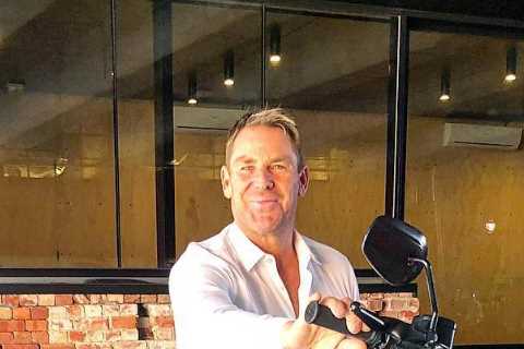 Shane Warne injured in horror motorbike crash and slid more than 50FT as cricket legend suffers..