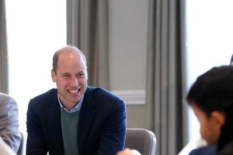 Prince William visits refugee shelter hours after BBC airs controversial documentary about his rift ..