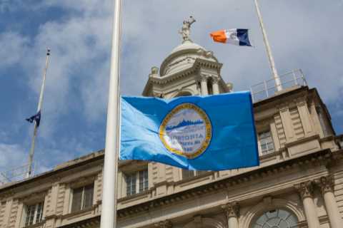 A Public Flagpole, a Christian Flag and the First Amendment
